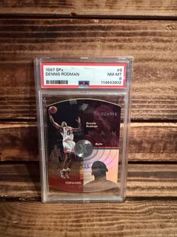 1997 SPx Silver Dennis Rodman PSA 8 Basketball Card