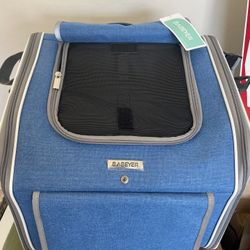 Small Dog Or Cat Bike Carrier Or Backpack 