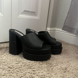 Steve Madden Cagey Platform Sandal Heel 