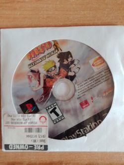 Naruto ulimate ninja 1 PS2 disc only