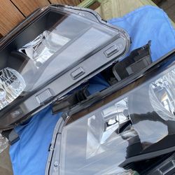 15-20 CHEVY COLORADO OE STYLE BLACK HOUSING CLEAR CORNER HEADLIGHT LAMPS