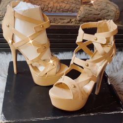 SCENE “ROE” Cut Out Stiletto Heels
