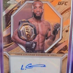 2024 TOPPS CHROME 
LEON EDWARDS 
AUTOGRAPH 