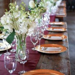 Wedding Table Runners 10 Pieces