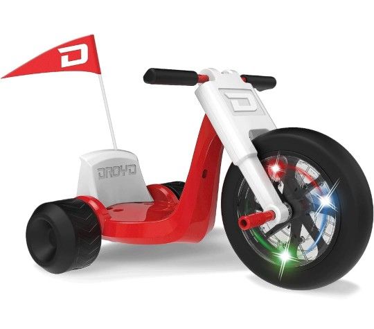 Droyd Romper Electric Tricycle for Kids 3+ Years, 24V Gifts Toys 3-6 MPH Max Speed & 45 Mins Max Long Lasting, Parental Speed Control Safe Trikes with