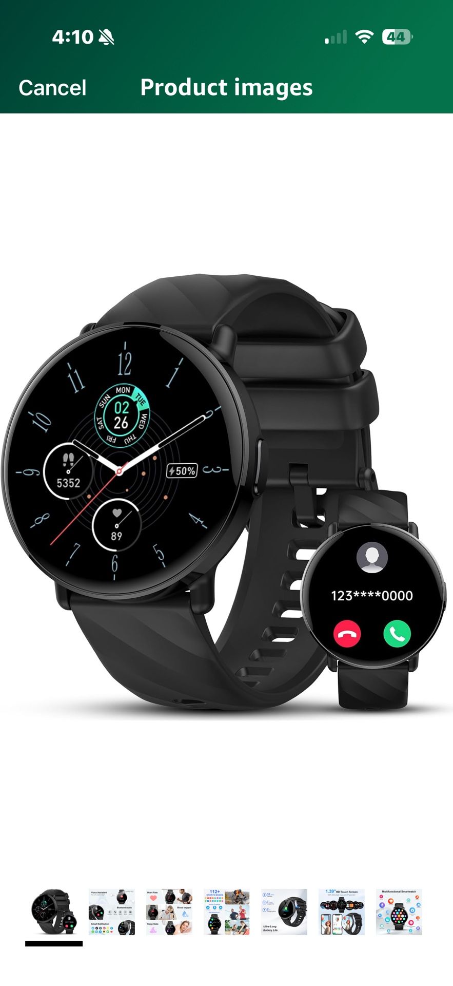 Smart Watches for Men Women, 1.39" HD Touch Screen Smartwatch with Bluetooth Calls and Dialing Function, 113+ Sports Modes Fitness Tracker with USB-C 