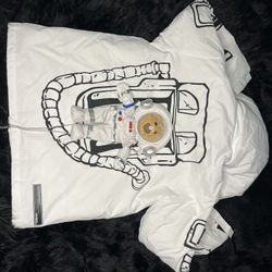 13DE MARZO Puffer Jacket White & Black