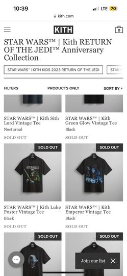 STAR WARS Kith Green Glow Vintage Tee | rightnowchurch.com
