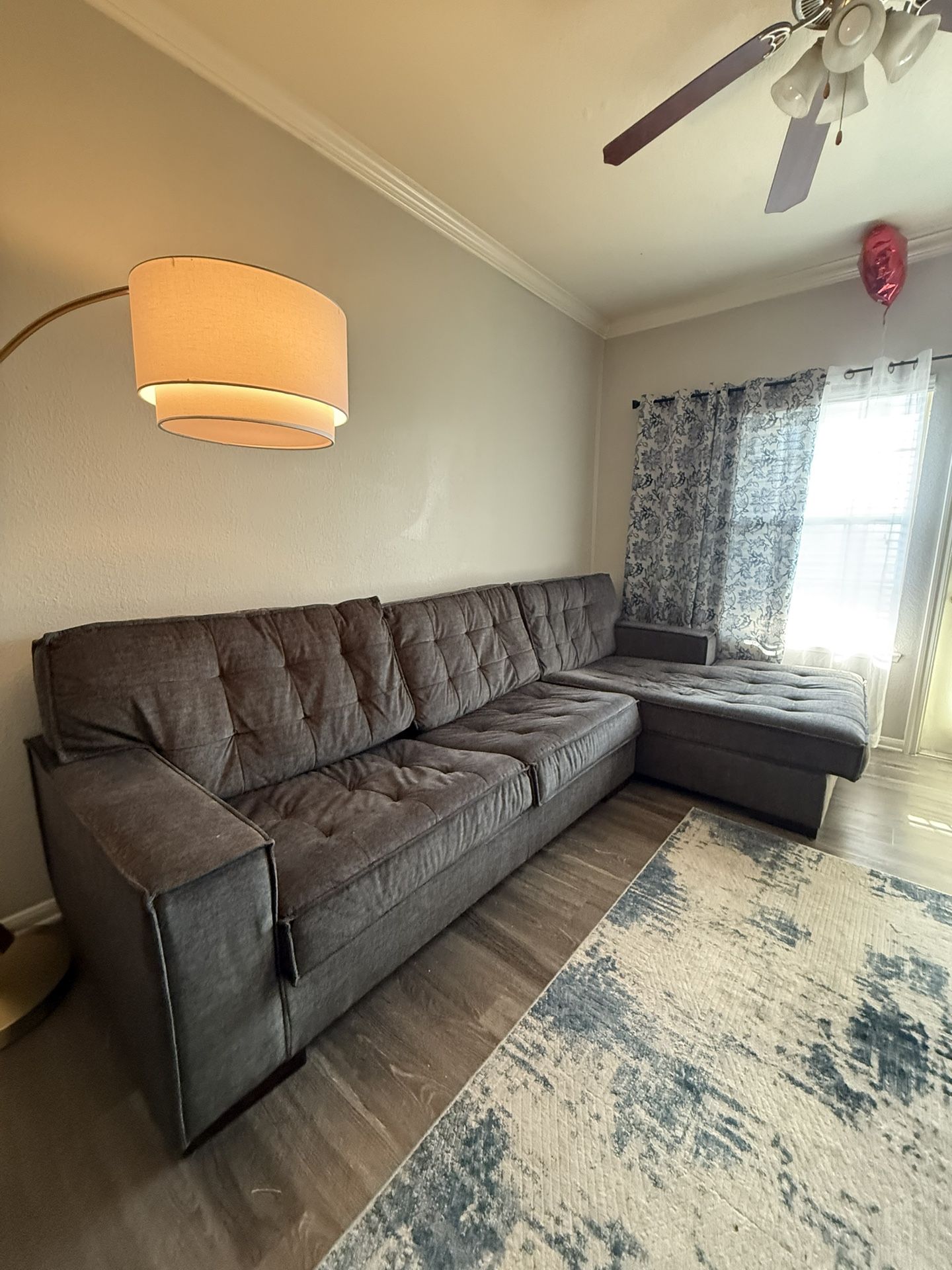 Modern Gray Sectional Sof