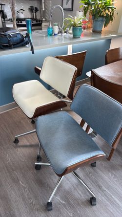 Midcentury modern office chairs/barstools