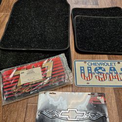 Carpet Vehicle Mats And Chevrolet Tags