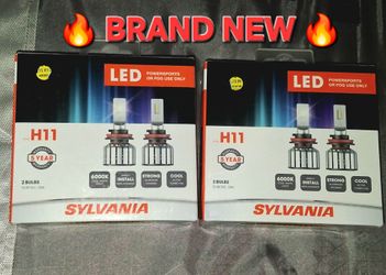 Sylvania H11 LED Bulbs – Brand New – 5-Year Warranty