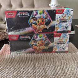 30th Anniversary Release Prismatic Evolutions Surprise Box And Booster Pokémon Bundle 