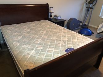 Solid wood Sleigh bed frame - looking great