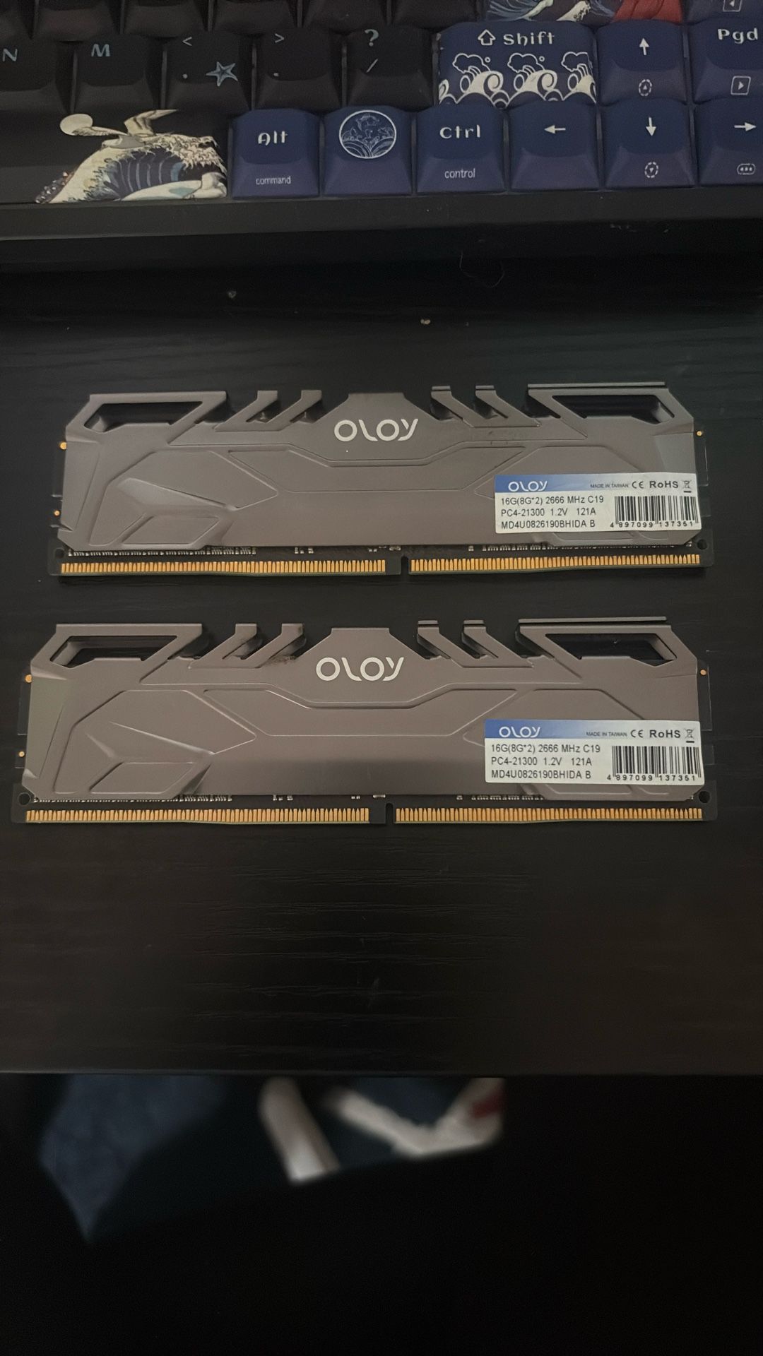 OLOy 16GB (2x8GB) DDR4 2666MHz RAM Kit โ Desktop Memory
