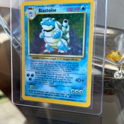 Pokémon Base Set Blastoise MP Condition