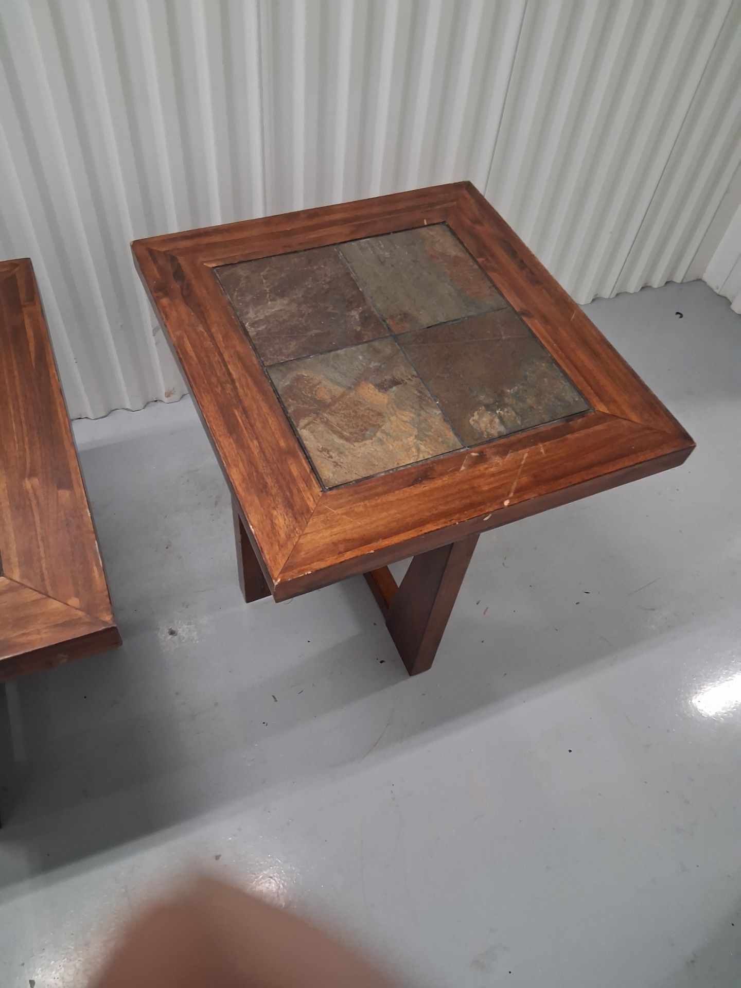2 rustic end tables, coffee tables