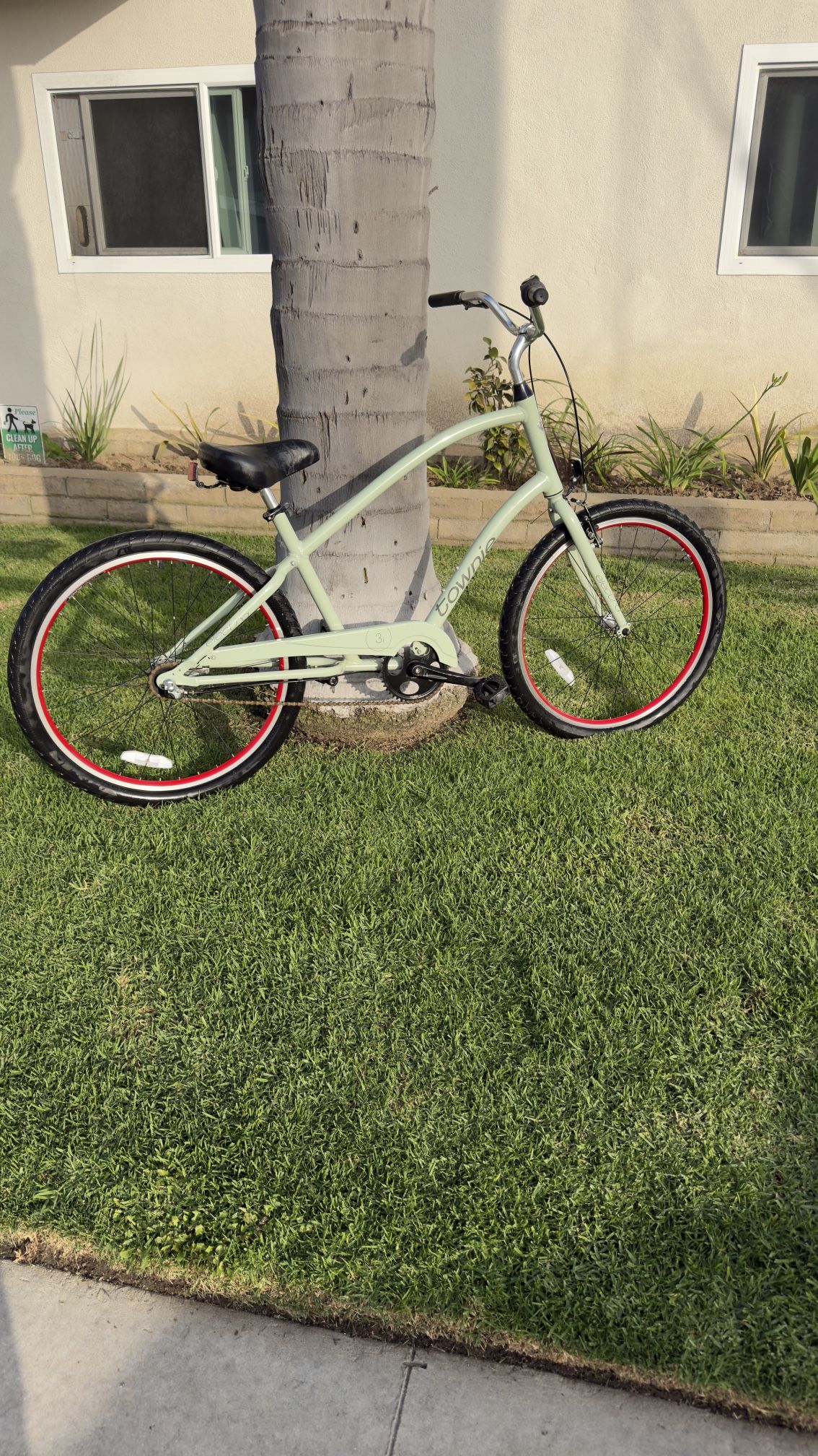 Electra Townie 3i Cruiser Custom Green/Red Shimano 3-Speed Internal Hub