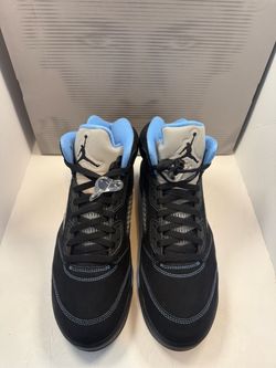 Jordan 5 Black University Blue