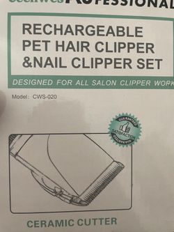 Dog hair and nail clipper kit