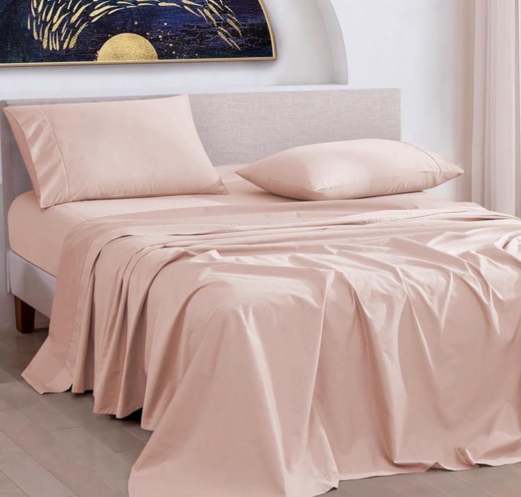 Brand New Pink URBANHUT 1000 Thread Count Egyptian Cotton Size King Sheets
