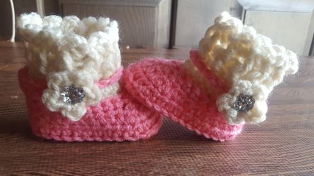 Botitas a crochet