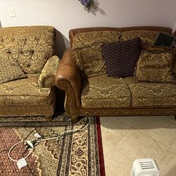 Sofa And Chair Great Condition 100 For Both Moving Out Sale 