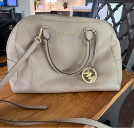 Michael Kors Saffiano Leather Dome Satchel