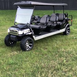8 Seater Electric Golf cart Limo Shuttle Club Car