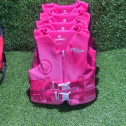 O’Brien (4) BioLite Youth Life Jackets USCG Approved 