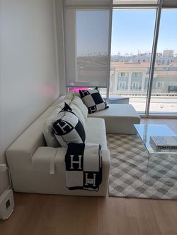 White sofa
