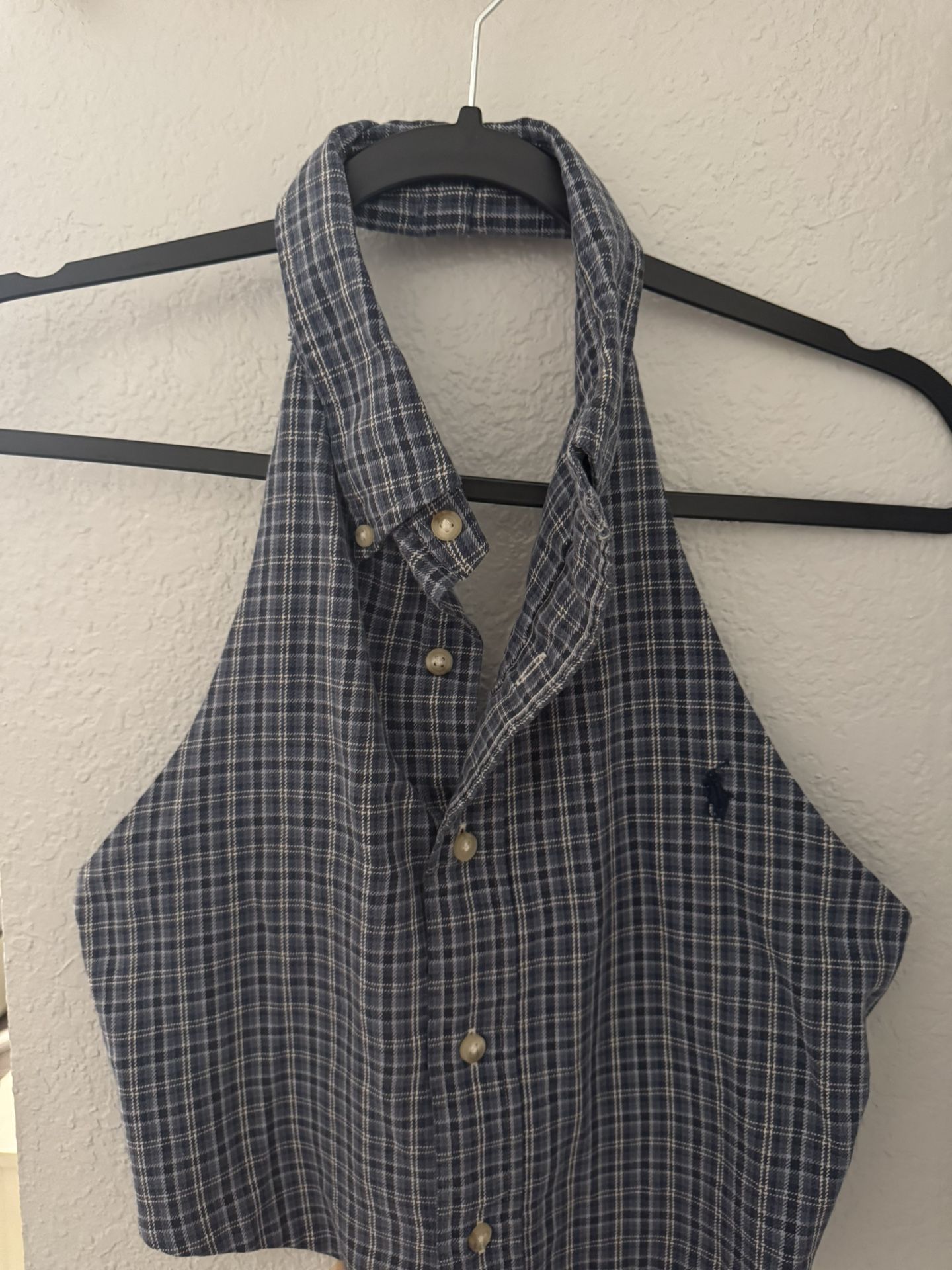 Polo Navy Blue Halter Top