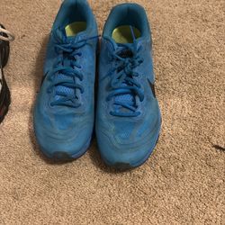Blue Nike Air Maxes Size 10.5
