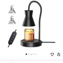 Candle/coffee Warmer Lamp with Timer and Dimmer