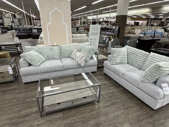 Caliber Forest Park Track Arm Sofa - Silver | Couch | Living Room Couch