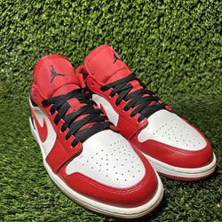 Nike Air Jordan 1 Low Retro Bulls Chicago Bred 553558-163 Mens Size 11