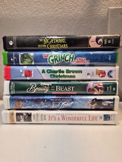 Lot of 6 Christmas Holiday VHS Tapes