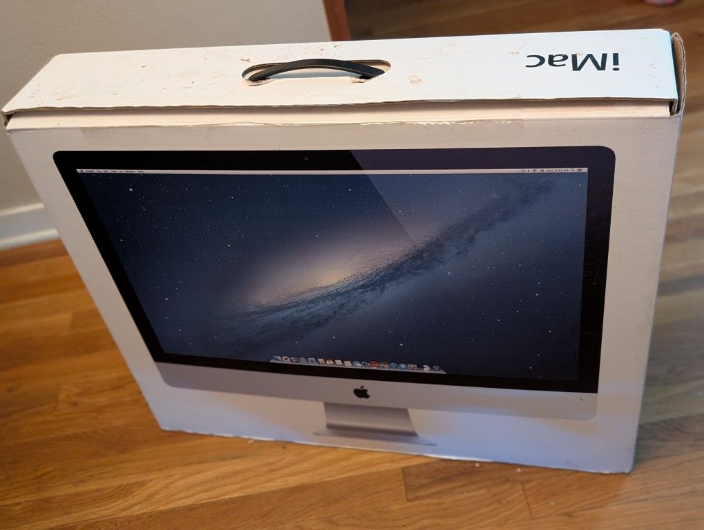 27" QHD iMac in box, Quad Core i5, 500GB SSD, 8GB RAM