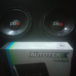 2 10 Power Bass In Chevy Silverado Truck Box Amplifier 