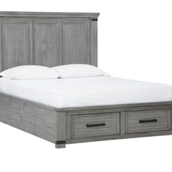 Queen Bedroom Set - Entire Bed And One Nightstand 