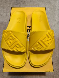 Fendi designer slides sandals made in Italy sneakers shoes