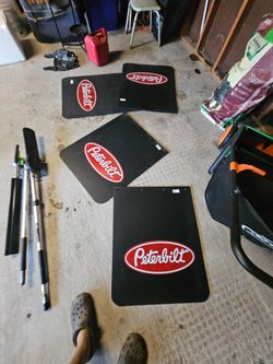 Peterbilt mudflaps brand NEW (READ ENTIRE AD) 77459