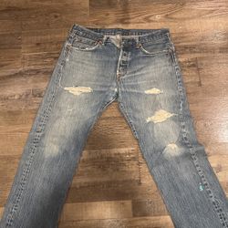 501 Levis Button Fly