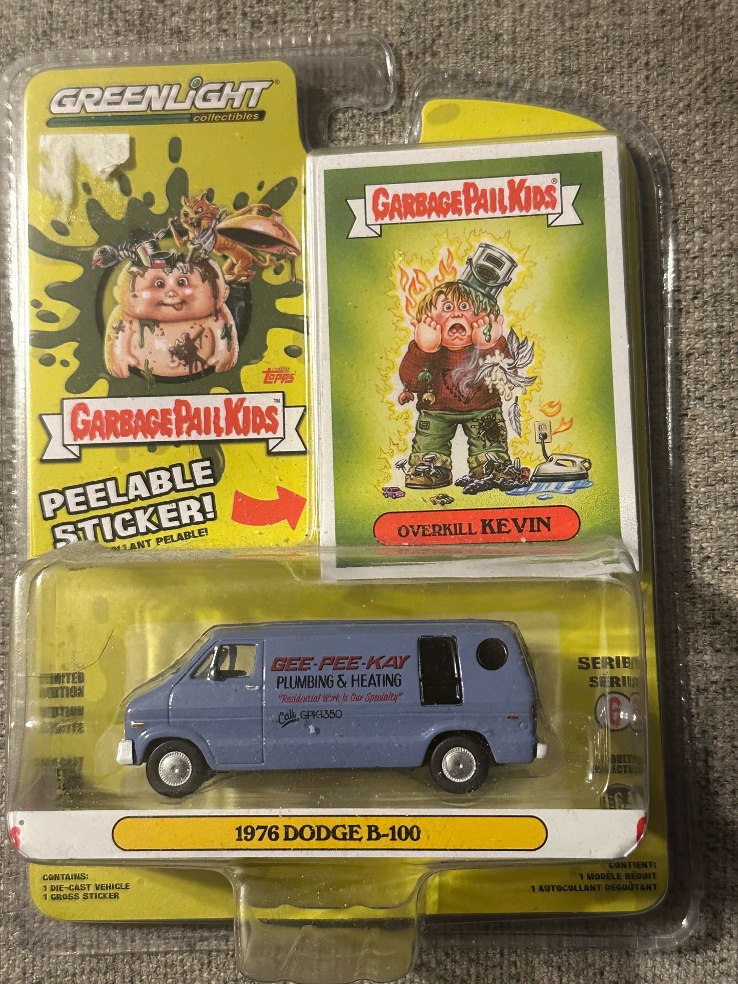 2024 Greenlight Garbage Pail Kids Series 6, 1976 Dodge B-100