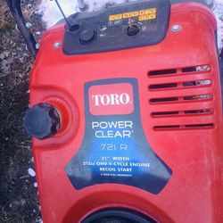 Toro Snow Thrower Needs Work 