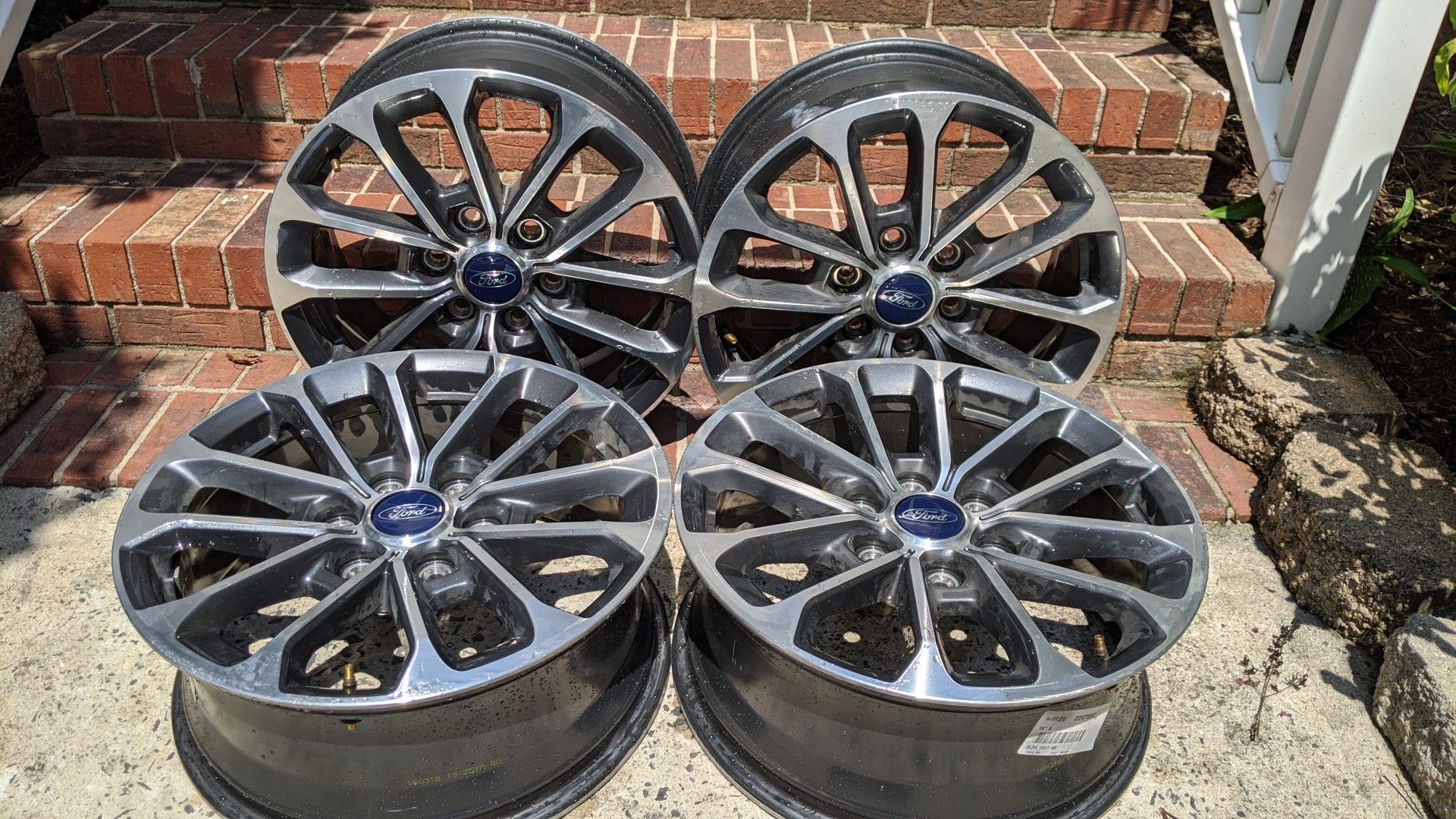 2018 Ford F150 18" OEM Sport Model Rims Full Set Of 4 - BLACK/GUNMETAL