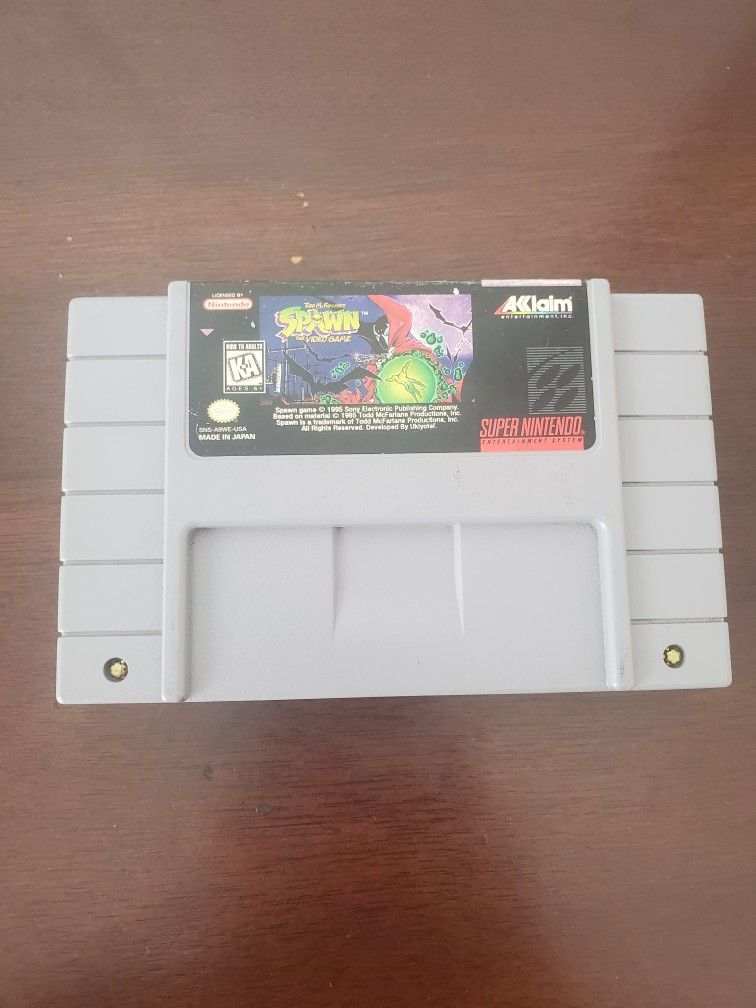 Todd McFarlane's Spawn: The Video Game SNES Nintendo Video game