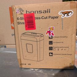 Paper Shredder New In Box