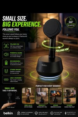 Belkin auto tracking stand pro with dockit