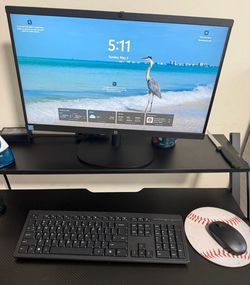 All in one desktop hp black